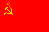 Flag of World War 2 Union Soviet Socialist Republics