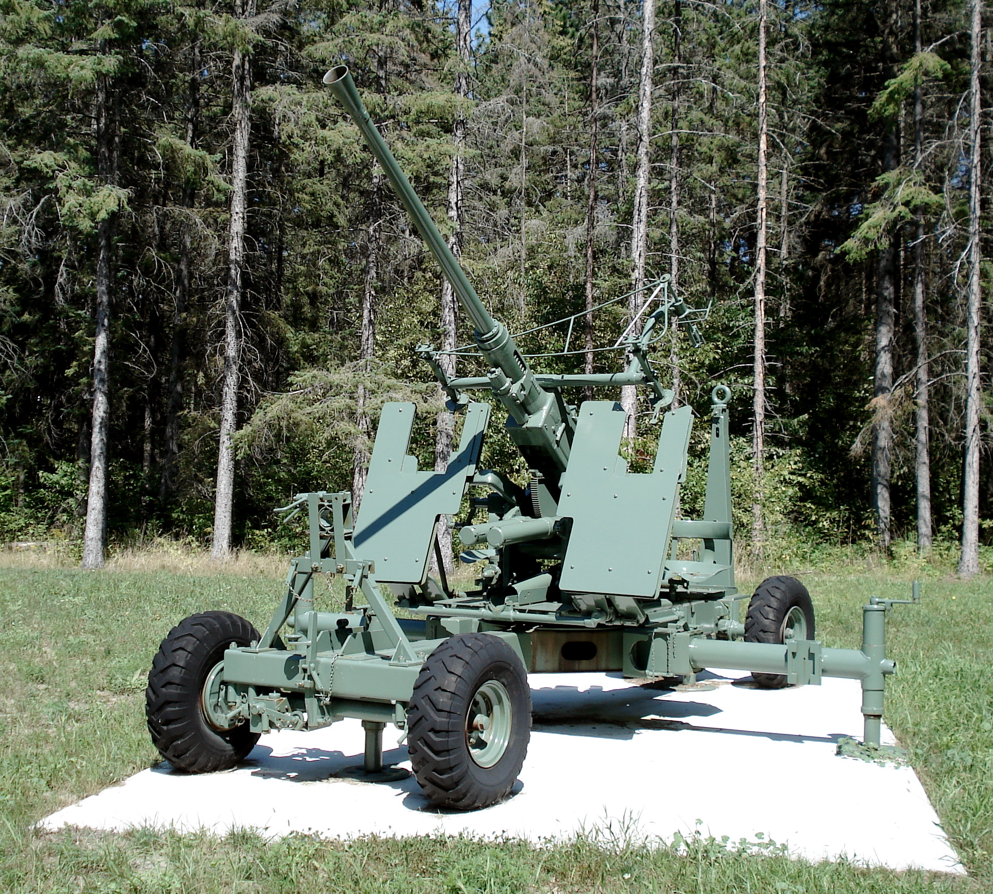 photo of 40mm Automatic Gun M1 from Wikipedia