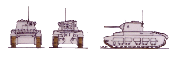Inf Tank Mk II(Matilda  IV) scale illustration