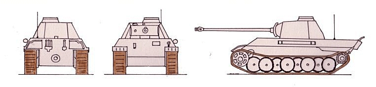 PzKpfw V Ausf D2 (Panther) SdKfz  171 (Panther) scale illustration