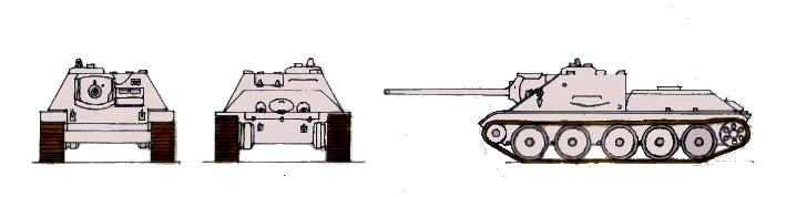 SU-85 scale illustration