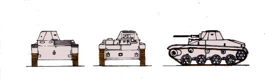 T-60 / T-60A scale illustration
